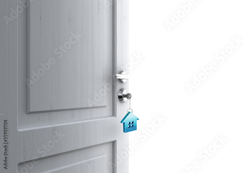Illustration: opened door opened door