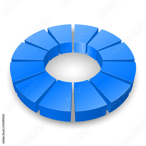 Vector: Circular diagram. Circular diagram.
