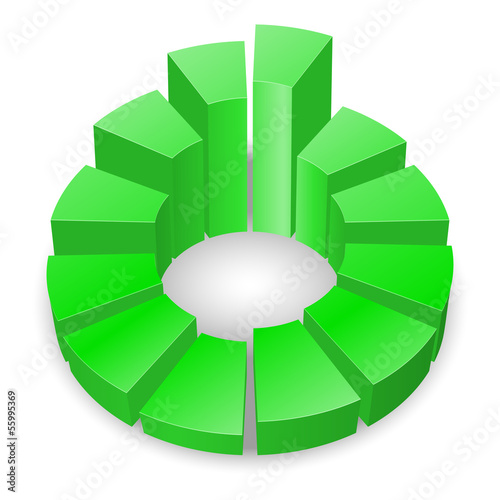 Vector: Circular diagram. Circular diagram.