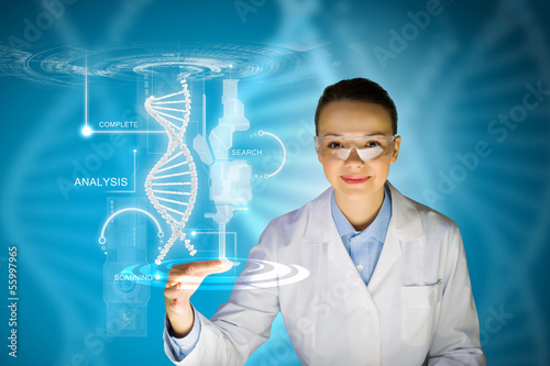 Photo: DNA molecule DNA molecule