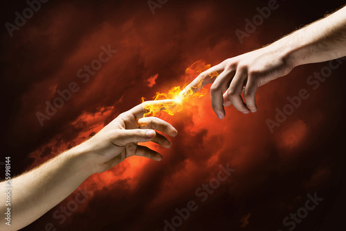 Photo: Creation of world.Collage Creation of world.Collage