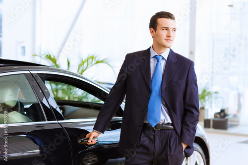 Photo: Businessman near car Businessman near car