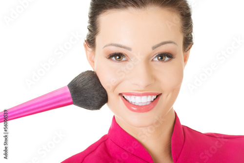 Photo: Young make-up artist Young make-up artist