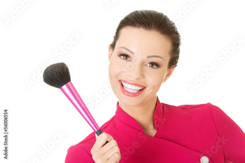 Photo: Young make-up artist Young make-up artist