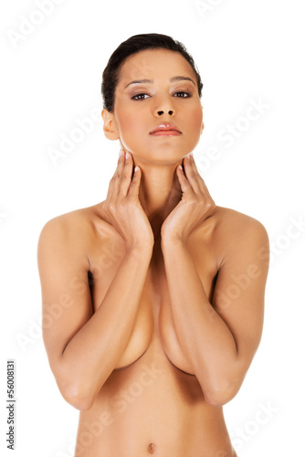 Photo: Beautiful fit topless woman Beautiful fit topless woman