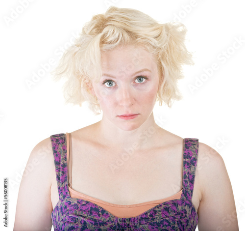 Photo: Serious Adult Woman Serious Adult Woman