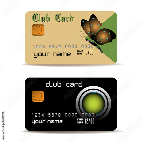 Vector: Club cards Club cards