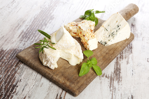 Photo: Cheese variation, rustic style. Cheese variation, rustic style.