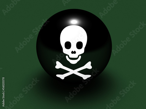 Illustration: Billiardkugel Billiardkugel