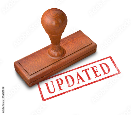 Illustration: Updated Stamp Updated Stamp