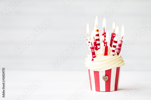 Photo: Birthday cupcake Birthday cupcake