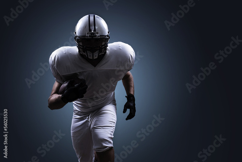 Photo: American Football Running American Football Running