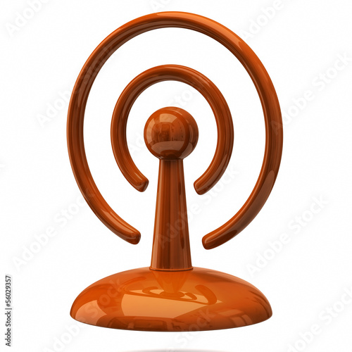 Illustration: Orange signal icon Orange signal icon