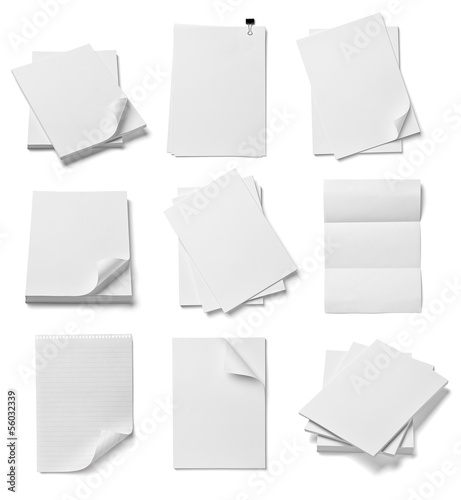 Photo: stack of papers documents office business stack of papers documents office business
