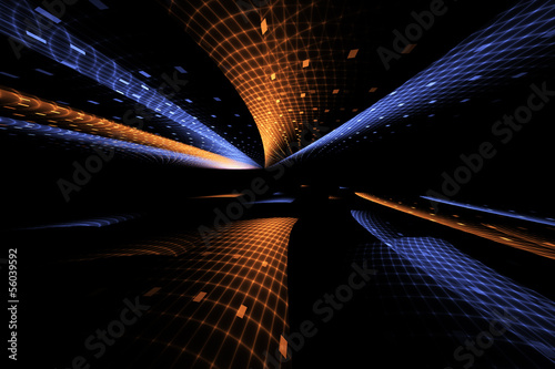 Illustration: Abstract futuristic background Abstract futuristic background