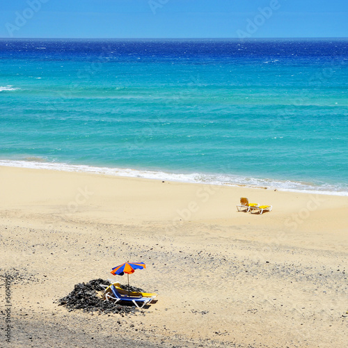 Photo: Butihondo Beach in Fuerteventura, Canary Islands, Spain Butihondo Beach in Fuerteventura, Canary Islands, Spain