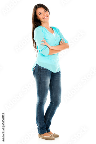 Photo: Happy casual woman Happy casual woman