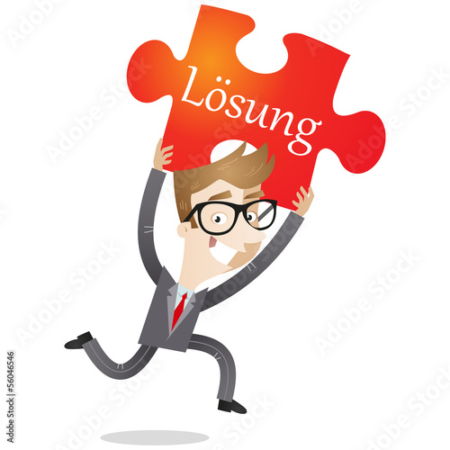 Vector: Businessman, Puzzleteil, Lösung, rennend, Idee Businessman, Puzzleteil, Lösung, rennend, Idee