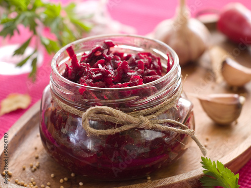 Photo: Preserved beet Preserved beet