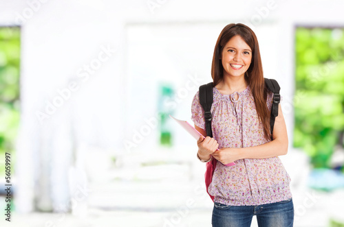 Photo: Smiling student portrait Smiling student portrait