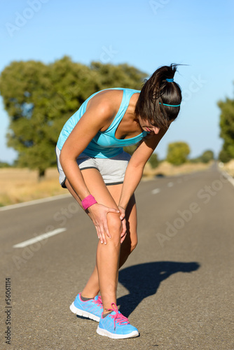 Photo: Running knee injury and pain Running knee injury and pain
