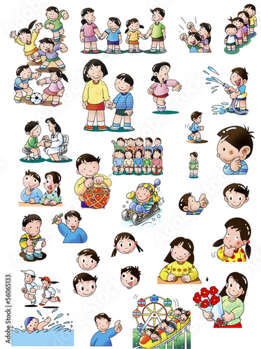 Illustration: 子供の生活_02 子供の生活_02