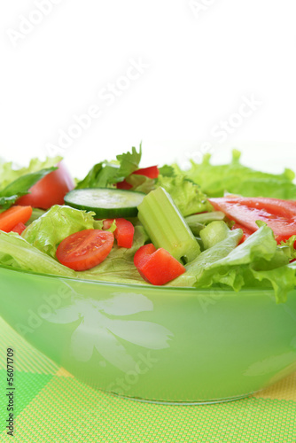 Photo: salad with vegetable salad with vegetable