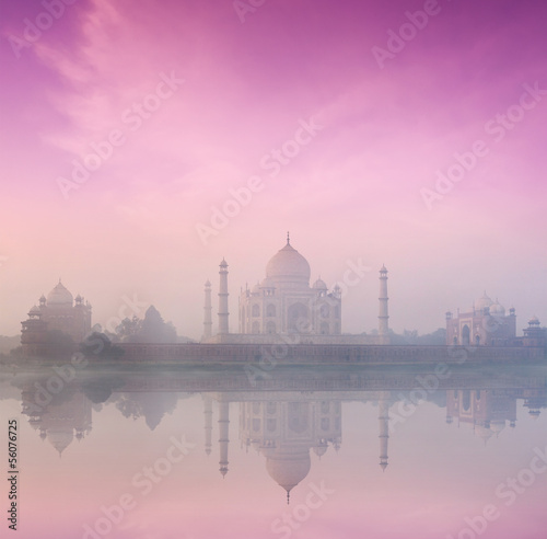 Photo: Taj Mahal on sunrise sunset, Agra, India Taj Mahal on sunrise sunset, Agra, India