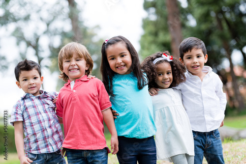 Photo: Happy group of kids Happy group of kids