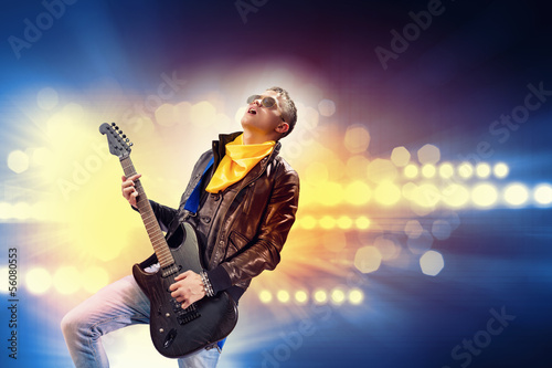 Photo: Rock star Rock star