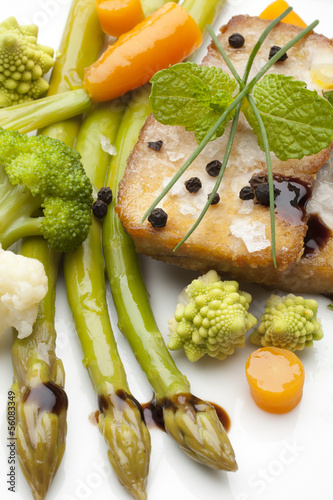 Photo: vegetables with fish vegetables with fish