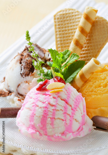 Photo: Ice cream dessert Ice cream dessert