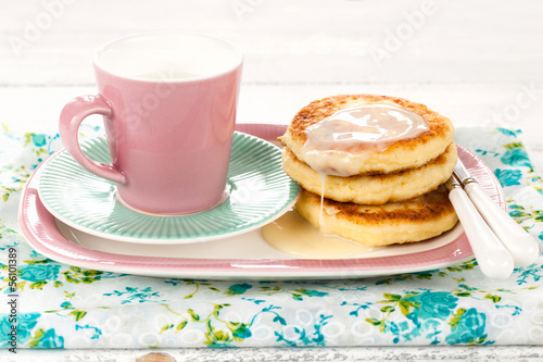 Photo: Cottage cheese pancakes Cottage cheese pancakes