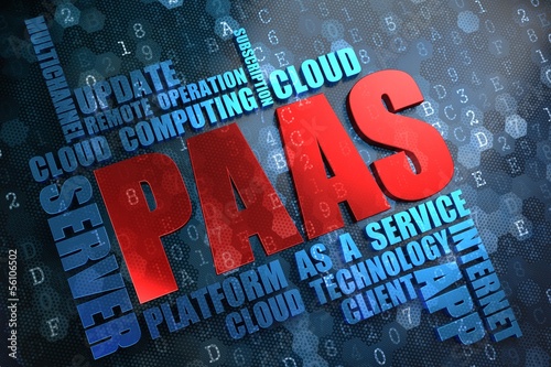 Illustration: PAAS. Wordcloud Concept. PAAS. Wordcloud Concept.