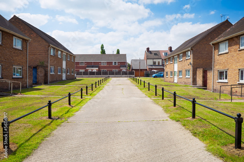 Photo: Houses on a typical english residential estate Houses on a typical english residential estate