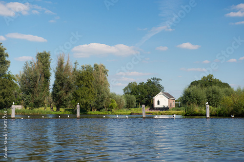 Photo: Water pumping station at river Water pumping station at river