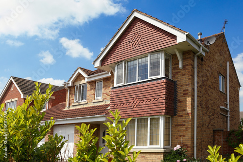Photo: A typical English house with a garden A typical English house with a garden