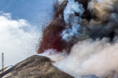 Photo: Etna eruption April 2012 Etna eruption April 2012