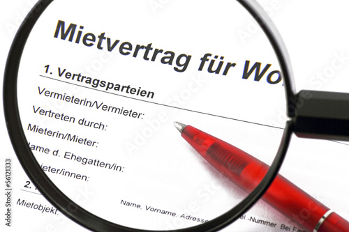 Photo: mietvertrag mietvertrag