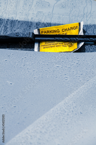 Photo: car parking fine car parking fine