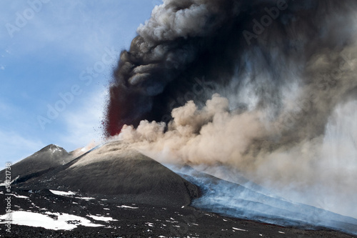 Photo: Etna eruption April 2012 Etna eruption April 2012