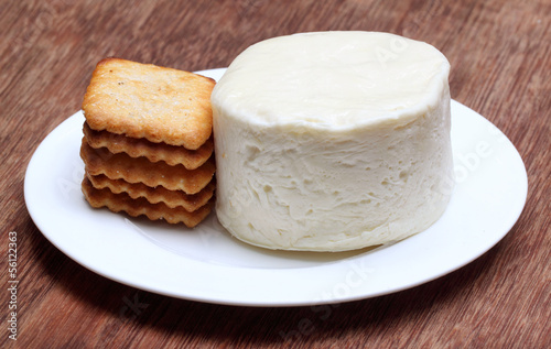 Photo: Mozzarella cheese with cookies Mozzarella cheese with cookies