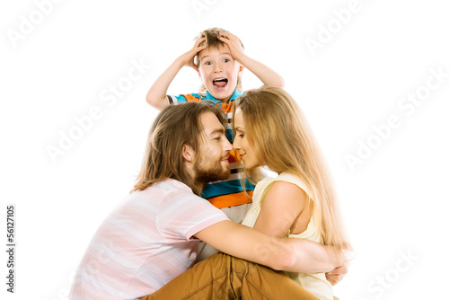 Photo: kissing parents kissing parents