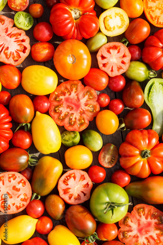 Photo: colorful tomatoes colorful tomatoes