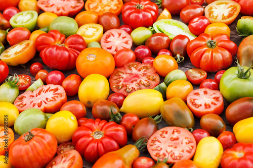 Photo: colorful tomatoes colorful tomatoes