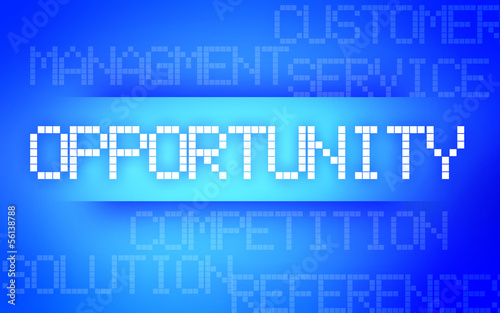 Illustration: OPPORTUNITY BLUE OPPORTUNITY BLUE