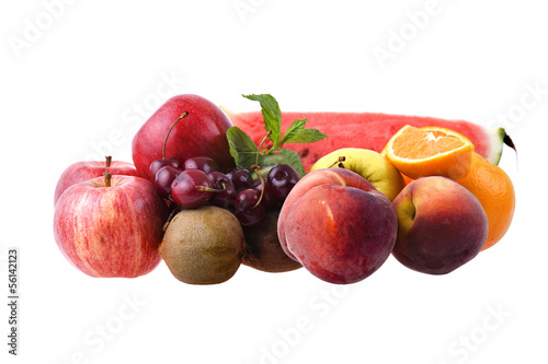 Photo: fruits isolated fruits isolated