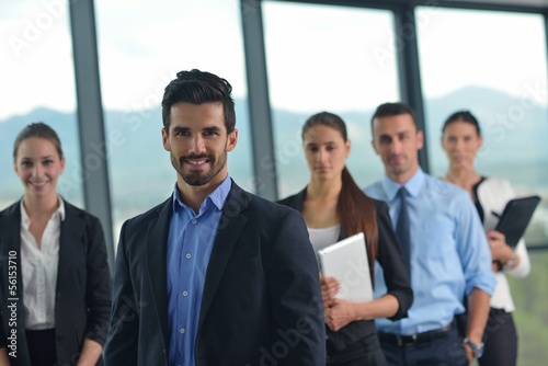 Photo: business people in a meeting at office business people in a meeting at office