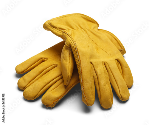 Photo: Leather Work Gloves Leather Work Gloves