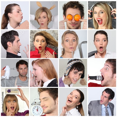 Photo: People collage People collage